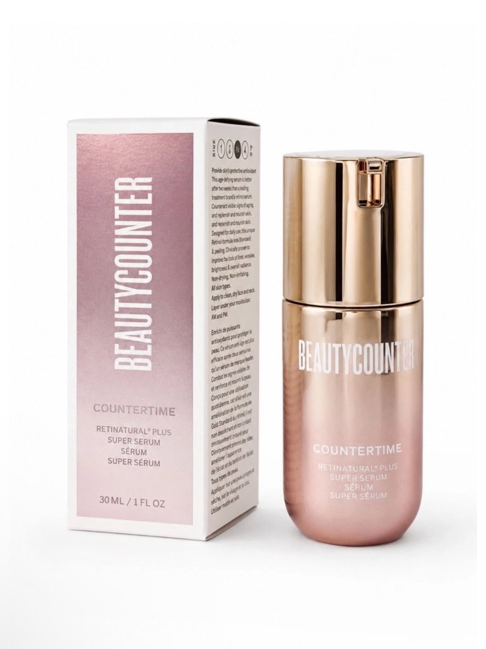 BeautyCounter Countertime Retinatural Plus Super Serum Full Size 30ml 1oz